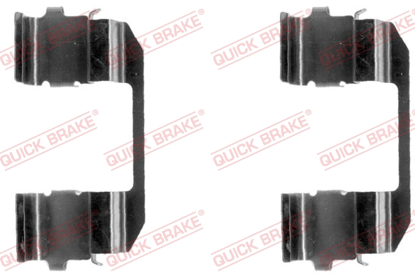 Accessory Kit, disc brake pad (109-1135-1)