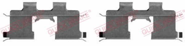 Accessory Kit, disc brake pad (109-1667-1)