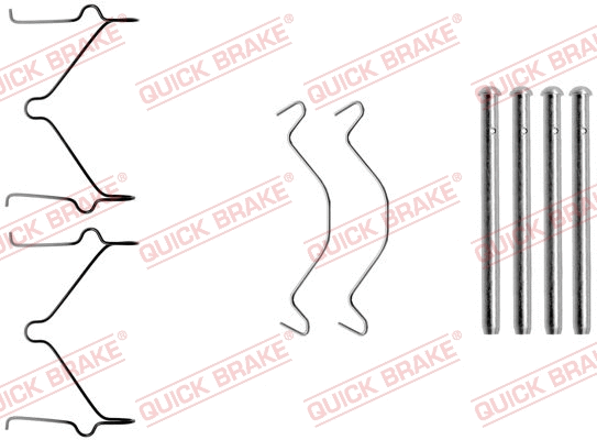 Accessory Kit, disc brake pad (109-1209)
