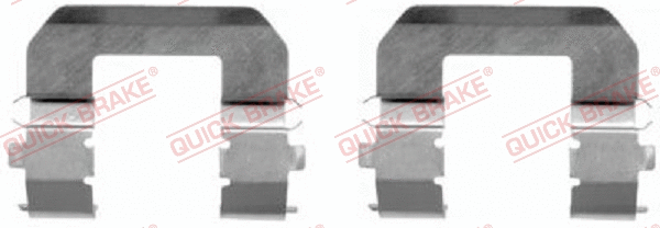 Accessory Kit, disc brake pad (109-1617-1)