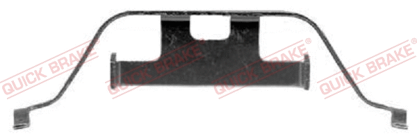 Accessory Kit, disc brake pad (109-1201-1)