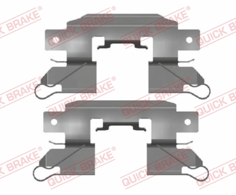 Accessory Kit, disc brake pad (109-0151R-1)