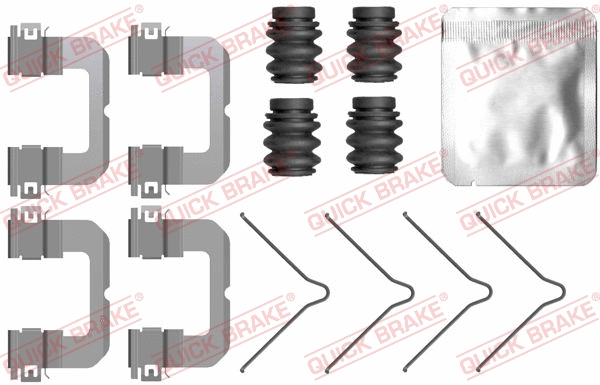 Accessory Kit, disc brake pad (109-0099)