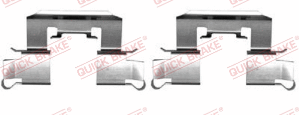Accessory Kit, disc brake pad (109-0062R-1)