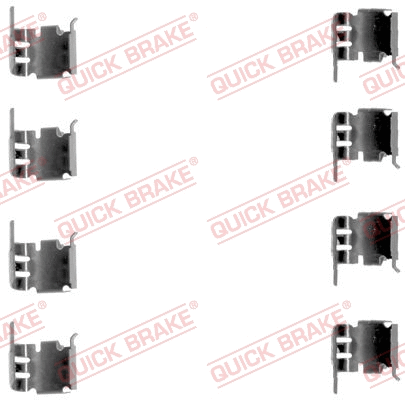 Accessory Kit, disc brake pad (109-1286)