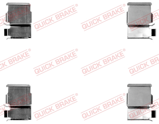 Accessory Kit, disc brake pad (109-1033-1)