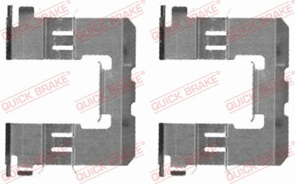 Accessory Kit, disc brake pad (109-1721-1)