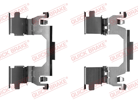 Accessory Kit, disc brake pad (109-0061R-1)