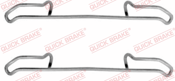 Accessory Kit, disc brake pad (109-1085)