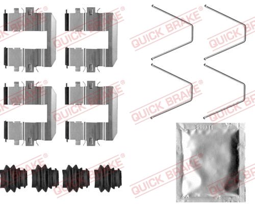 Accessory Kit, disc brake pad (109-0060)