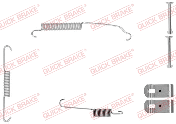 Accessory Kit, brake shoes (105-0015-1)