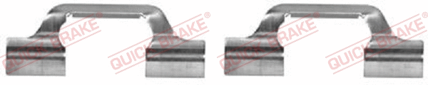 Accessory Kit, disc brake pad (109-1685-1)