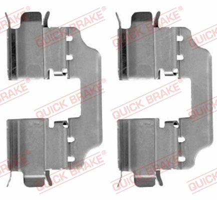 Accessory Kit, disc brake pad (109-1881R-1)