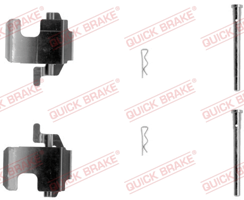 Accessory Kit, disc brake pad (109-1273)