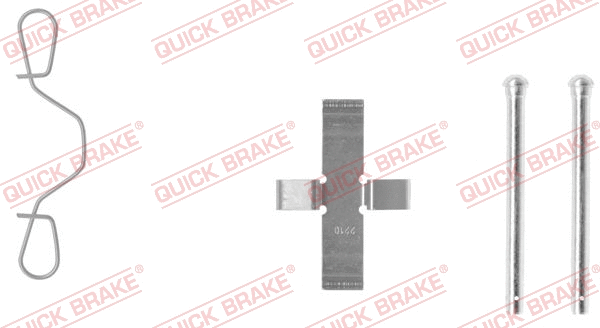 Accessory Kit, disc brake pad (109-0982-1)