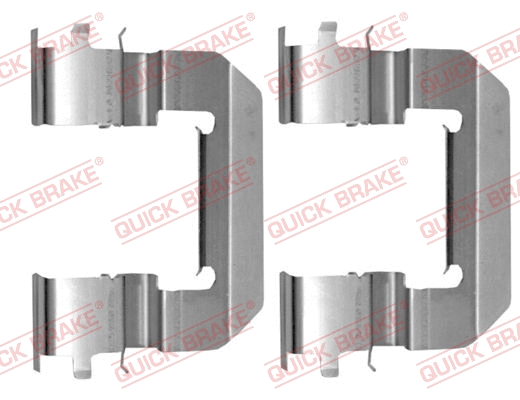 Accessory Kit, disc brake pad (109-0014-1)