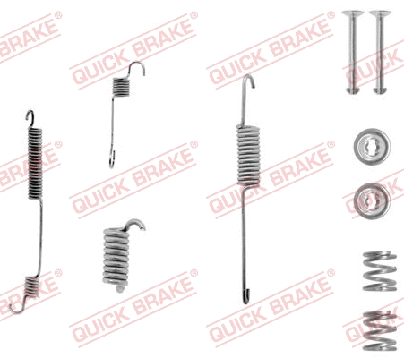 Accessory Kit, brake shoes (105-0599-1L)