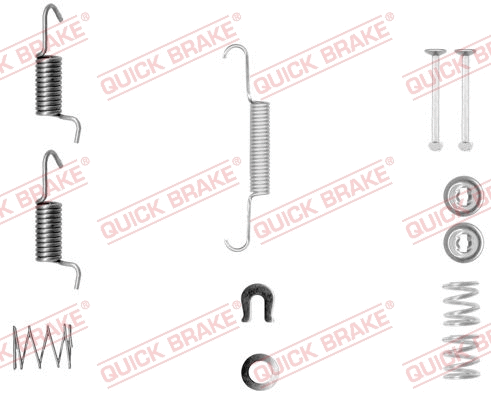 Accessory Kit, parking brake shoes (105-0010-1)