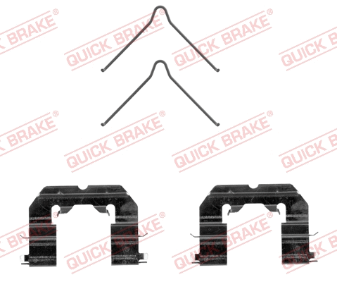 Accessory Kit, disc brake pad (109-0089R-1)