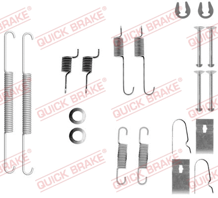 Accessory Kit, brake shoes (105-0847)