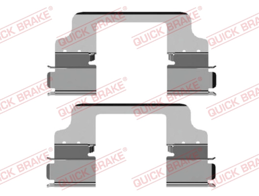 Accessory Kit, disc brake pad (109-0150R-1)