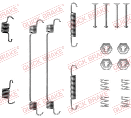Accessory Kit, brake shoes (105-0657)