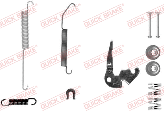 Accessory Kit, brake shoes (105-0033X-1L)