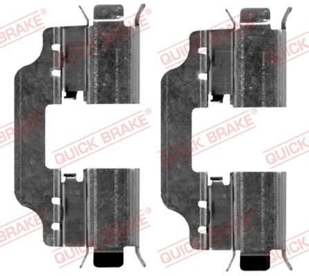 Accessory Kit, disc brake pad (109-1653-1)