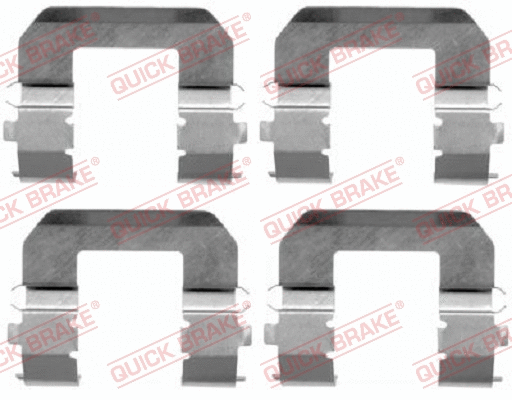 Accessory Kit, disc brake pad (109-1617)