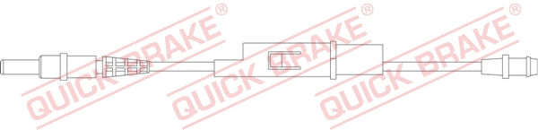 Warning Contact, brake pad wear (WS 0207 A)