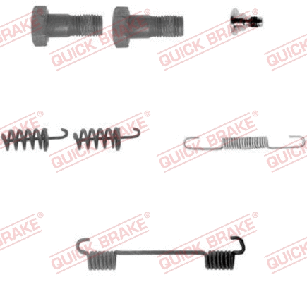 Accessory Kit, parking brake shoes (105-0867-1)