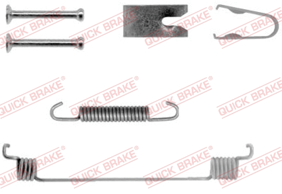 Accessory Kit, brake shoes (105-0794-1R)