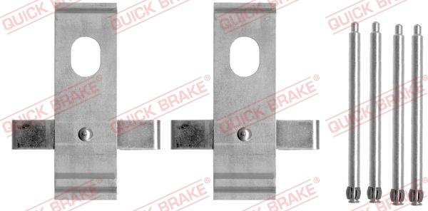 Accessory Kit, disc brake pad (109-1634)