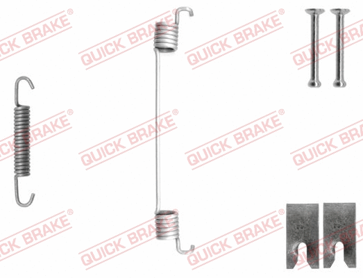 Accessory Kit, brake shoes (105-0827-1)