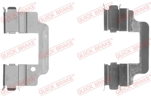 Accessory Kit, disc brake pad (109-1806R-1)