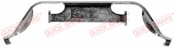 Accessory Kit, disc brake pad (109-1222-1)