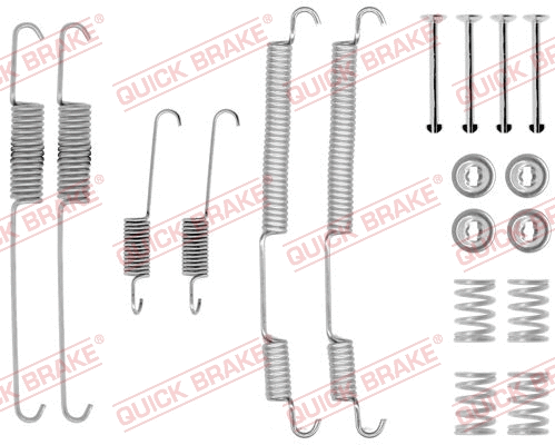 Accessory Kit, brake shoes (105-0755)