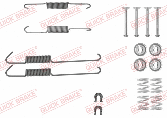Accessory Kit, brake shoes (105-0002)