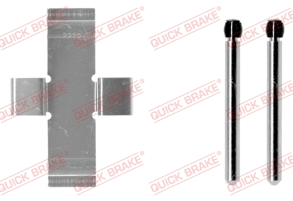 Accessory Kit, disc brake pad (109-0904-1)