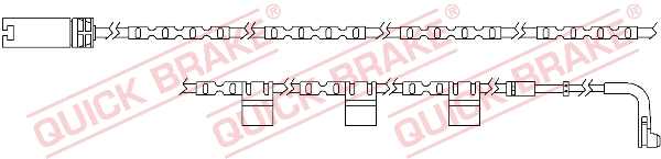 Warning Contact, brake pad wear (WS 0272 A)