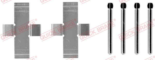 Accessory Kit, disc brake pad (109-0904)