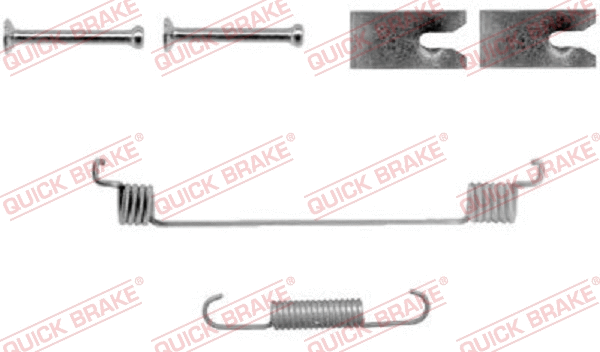 Accessory Kit, brake shoes (105-0866-1R)