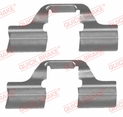Accessory Kit, disc brake pad (109-1827R-1)