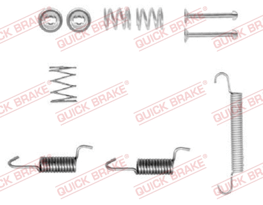 Accessory Kit, parking brake shoes (105-0899-1)