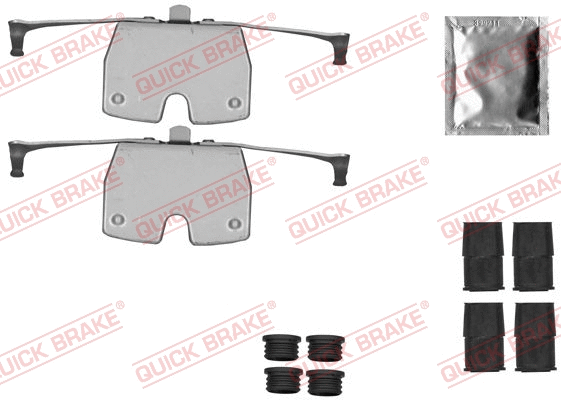 Accessory Kit, disc brake pad (109-1851)