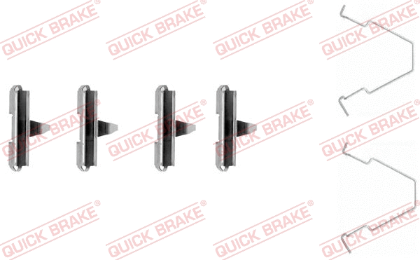 Accessory Kit, disc brake pad (109-1270)