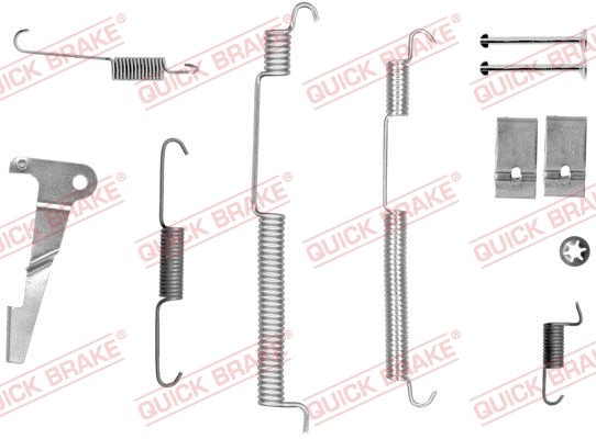 Accessory Kit, brake shoes (105-0070X-1L)
