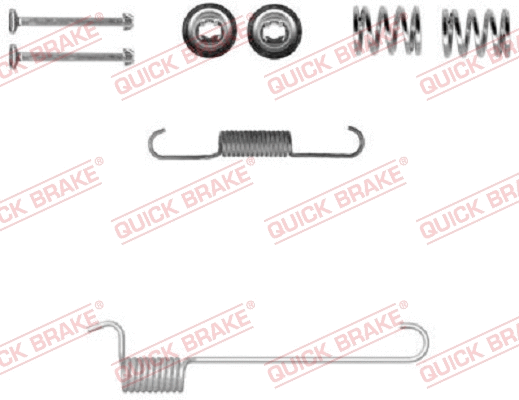 Accessory Kit, parking brake shoes (105-0848-1)