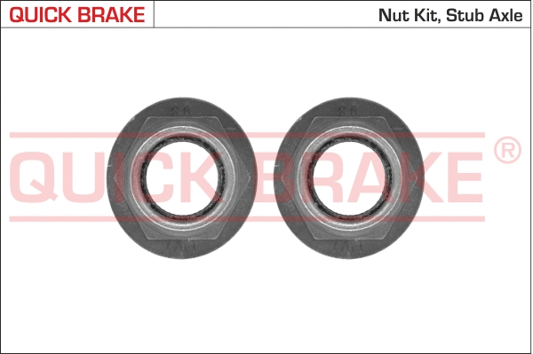 Nut, stub axle (9811K)