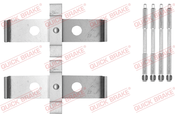 Accessory Kit, disc brake pad (109-1876)